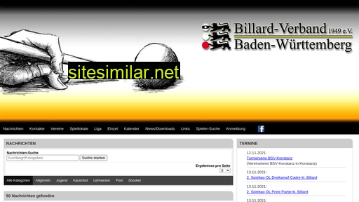 billard-bvbw.de alternative sites