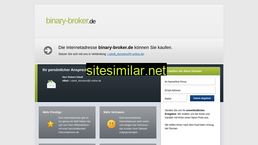 binary-broker.de alternative sites