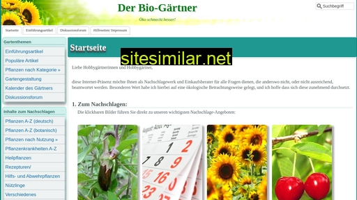 bio-gaertner.de alternative sites