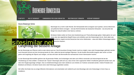 bioenergie-bundesliga.de alternative sites