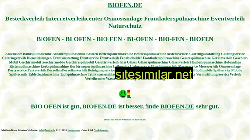 biofen.de alternative sites
