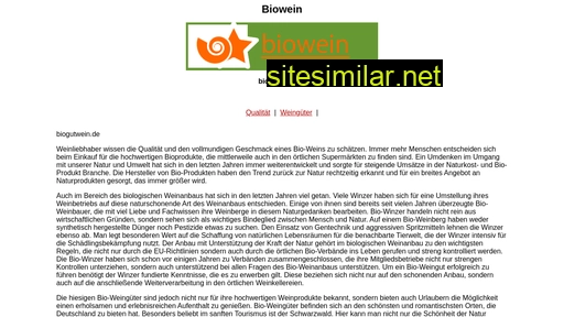 biogutwein.de alternative sites