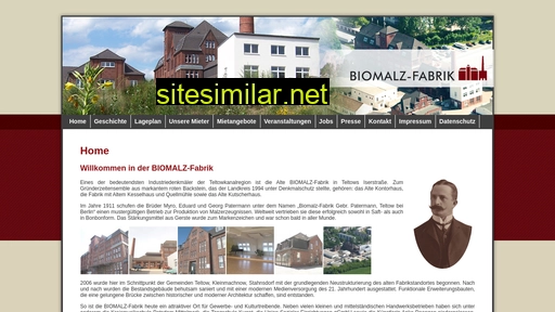 biomalz-teltow.de alternative sites