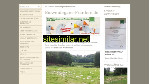 bioweidegans-franken.de alternative sites