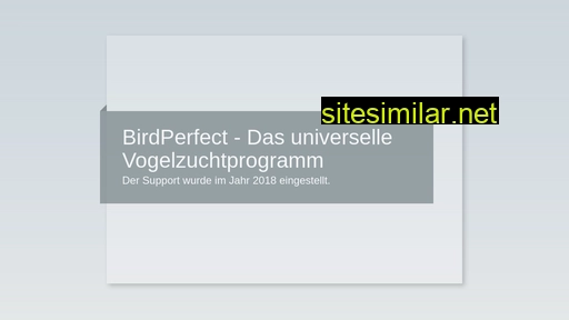 birdperfect.de alternative sites