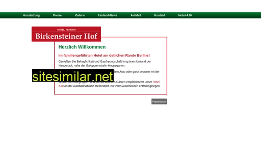 birkensteiner-hof.de alternative sites