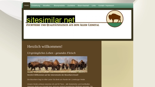 bisonfarm-essel.de alternative sites