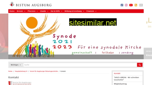 bistumsgeschichte-augsburg.de alternative sites