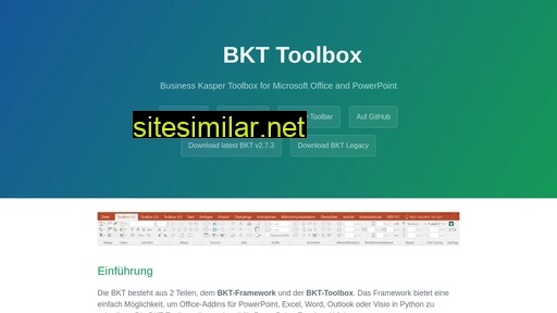 Bkt-toolbox similar sites