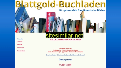 blattgold-buchladen.de alternative sites