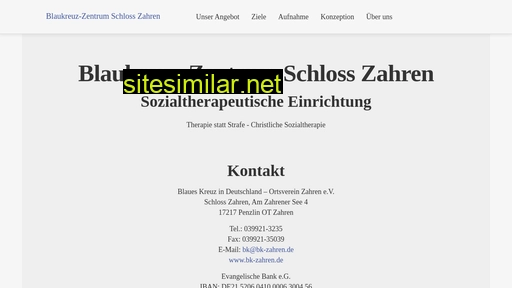 blaukreuz-zentrum-schloss-zahren.de alternative sites