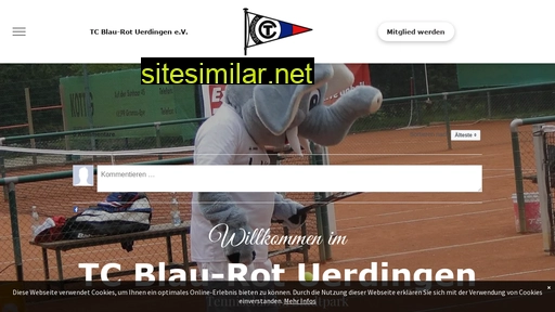 Blaurot-tennis similar sites