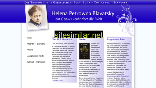 Blavatsky similar sites