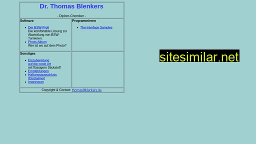 blenkers.de alternative sites