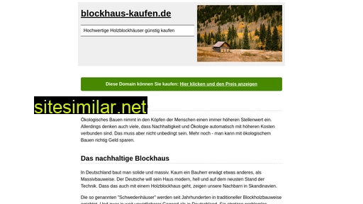 blockhaus-kaufen.de alternative sites