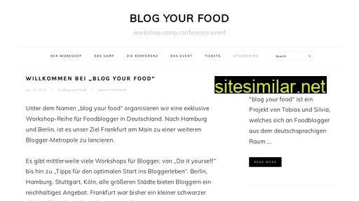 blogyourfood.de alternative sites