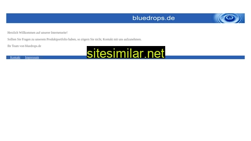 bluedrops.de alternative sites
