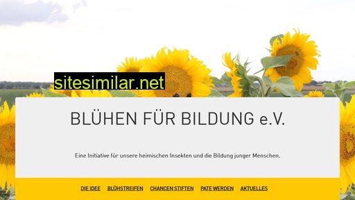 bluehen-fuer-bildung.de alternative sites