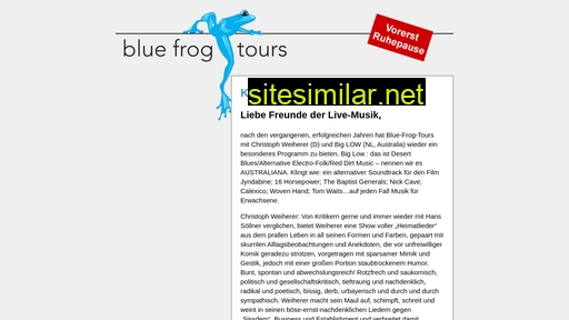 blue-frog-tours.de alternative sites