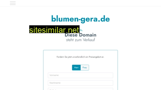 blumen-gera.de alternative sites