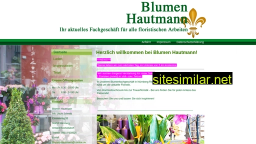 blumen-hautmann.de alternative sites