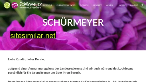 blumen-schuermeyer.de alternative sites