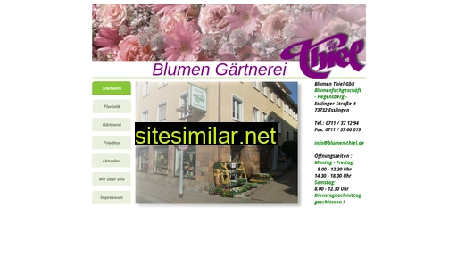 blumen-thiel.de alternative sites