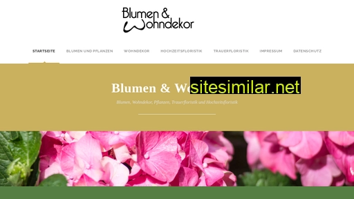 blumen-wohndekor.de alternative sites