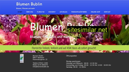 blumenbublin.de alternative sites