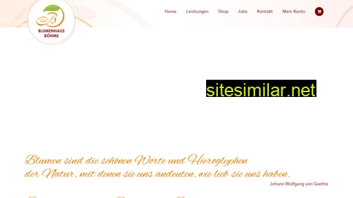 blumenhaus-boehme.de alternative sites