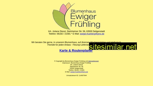 blumenhaus-ef.de alternative sites