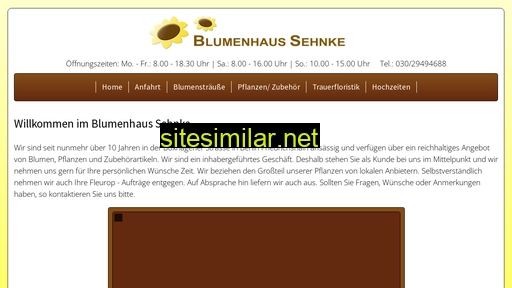 blumenhaus-sehnke.de alternative sites