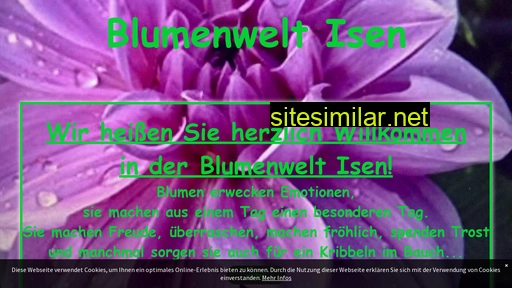 blumenwelt-isen.de alternative sites