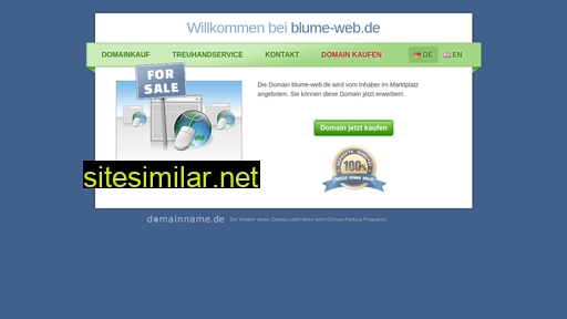 Blume-web similar sites