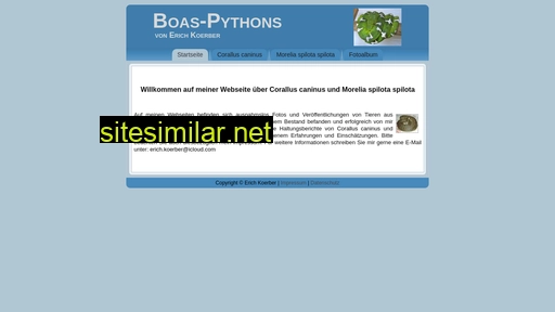 Boas-pythons similar sites