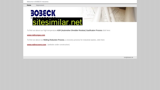 Bobeck similar sites