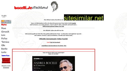Bocelli similar sites