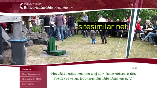 Bockwindmuehle-bamme similar sites
