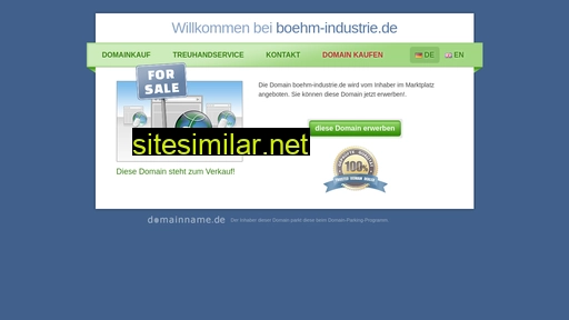 boehm-industrie.de alternative sites