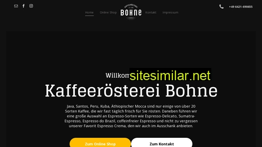 bohne-marburg.de alternative sites