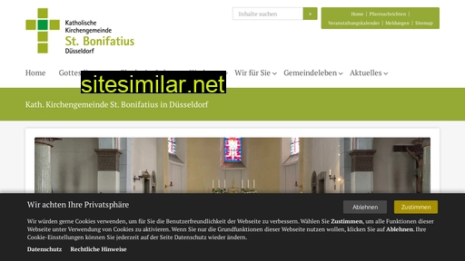 bonifatiuskirche.de alternative sites