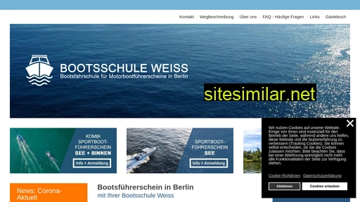 bootsschule-weiss.de alternative sites