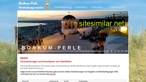 borkum-perle.de alternative sites