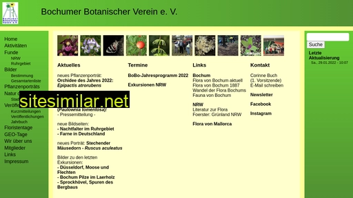 botanik-bochum.de alternative sites