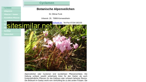 botanische-alpenveilchen.de alternative sites