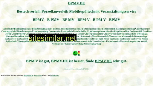 bpmv.de alternative sites
