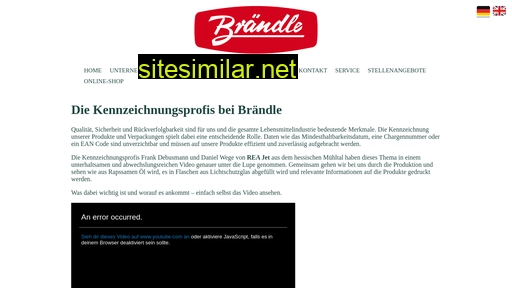 braendle.de alternative sites