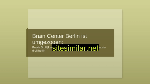 brain-center-berlin.de alternative sites