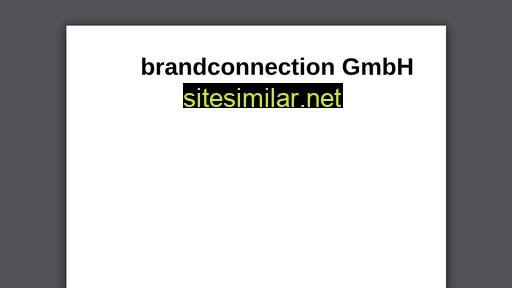Brand-connection similar sites