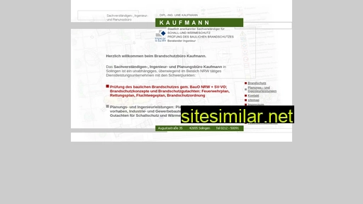 Brandschutzbuero-kaufmann similar sites